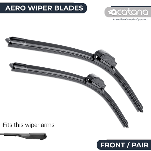 Aero Wiper Blades for Mercedes Benz AMG C43 A205 2016 - 2023, Pair Pack