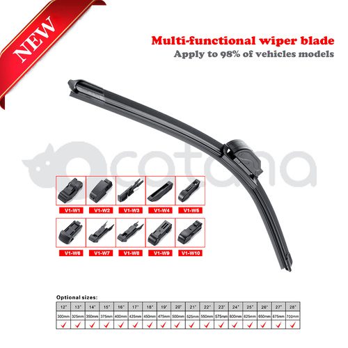 Wiper Blades for Honda Jazz GD 2002 2003 2004 - 2008 Pair 24" + 14" Frameless