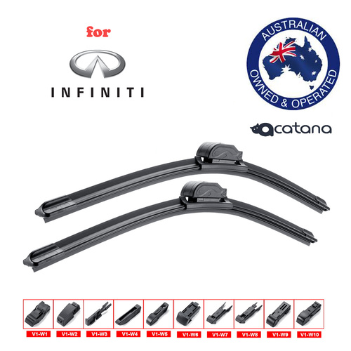 Windscreen Wiper Blades for Infiniti  Q60 V36 2014 2015-2016 Pair 26" + 17"