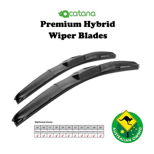 acatana Wiper Blades for HSV Clubsport VY VZ 2002 2003 2004 - 2007 Pair 22" + 20" Windscreen Replacement Set