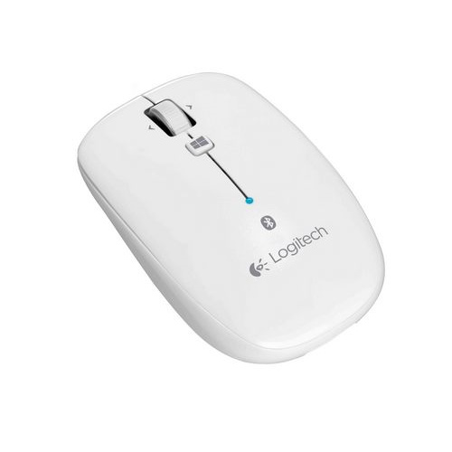 Logitech M557 Bluetooth Wireless USB RF Mouse, White, 3 Years Warranty
