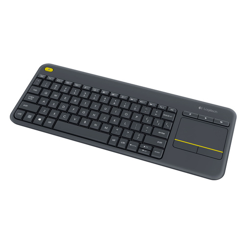 Logitech K400 Plus Wireless Touch PC-to-TV Entertainment Keyboard - Black