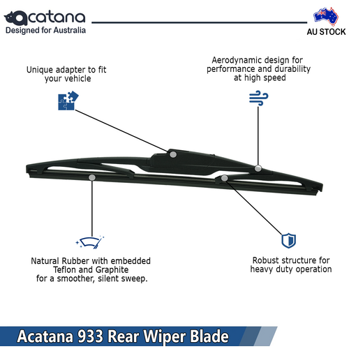 Rear Wiper Blade for Daihatsu Charade L250 2003 - 2005 Hatch