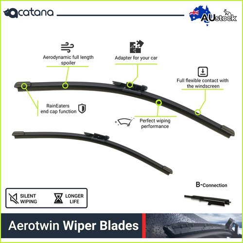 Wiper Blades For BMW 1 Series E87 2004 - 2011 Front Pair 20" + 20" Windscreen Replacement Set