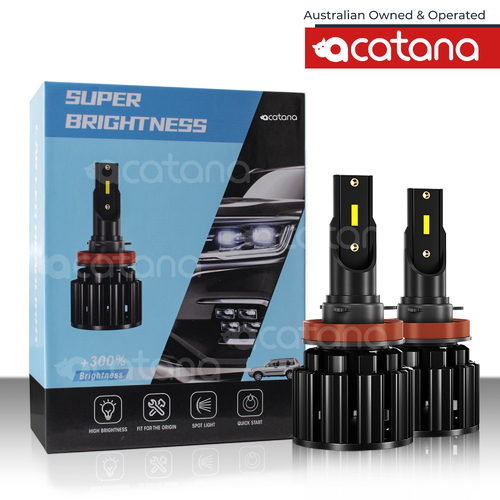 acatana LED Headlight H7 Globes Kit Bulbs Hight Beam 10000LM Brighter White Head Light Сonversion for Сar Assembly Headlamp Replacement