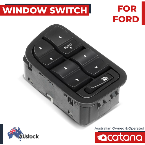 Electric Master Window Switch for Ford Falcon BA 2002 - 2005 GREEN LED Light Illumination BAF14A132C BAF14A132A Power Control