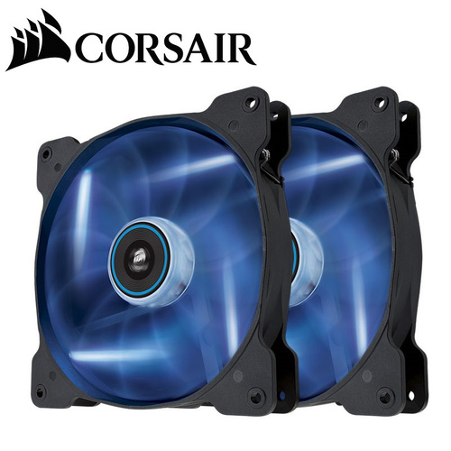 Corsair Air Series SP140 LED Blue High Static Pressure 140mm Case Fan, Twin Pack