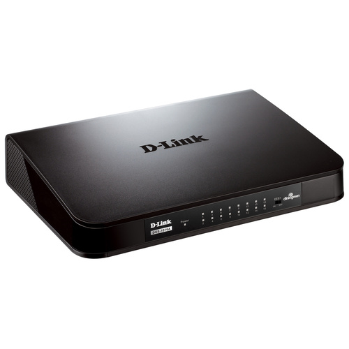 D-Link 16-Port  Unmanaged Desktop Switch Fast Ethernet 10Mbps 100Mbps