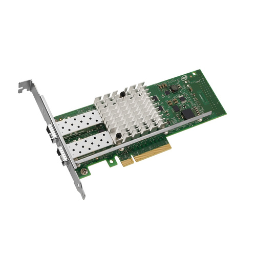 Intel 10GbE Dual port Server Adapter,  X520-DA2, PCIe v2.0, SFP+ Direct Attached Copper, Low Profile&Full Height, VMDq