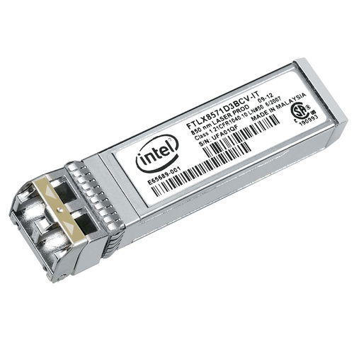 Intel E10GSFPSR, Ethernet SFP+ SR Optics, Dual Rate 10GBASE-SR/1000BASE-SX