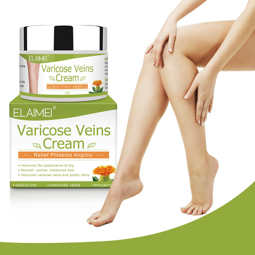 Elaimei Removal Varicose Veins Treatment Cream Anti Spider Stretch Marks Advanced Legs Relief Health Repair Support, 50g