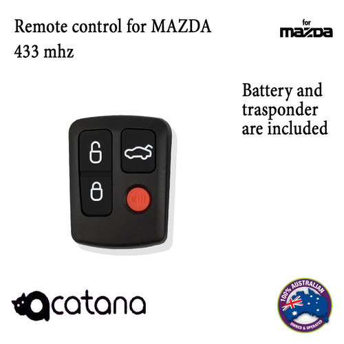 Remote control for Mazda Tribute 2000 2001 2002 2003 2004 2005 2006 2007 433 Mhz