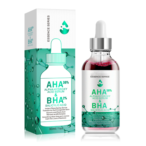 Lovelys AHA BHA Face Serum Peeling Solution Exfoliate Acne Spots Aging Blemishes Dark Skin Tone