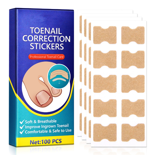 Lovelys Ingrown Nail Correction Patch Repair Toenail Stickers Toe Patches Foot, 100 pcs