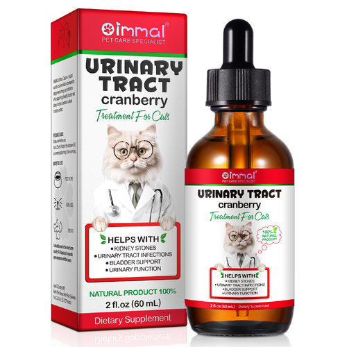 Oimmal Urinary Tract Health Care Support for Cat Liquid Food Supplements Bladder Drops