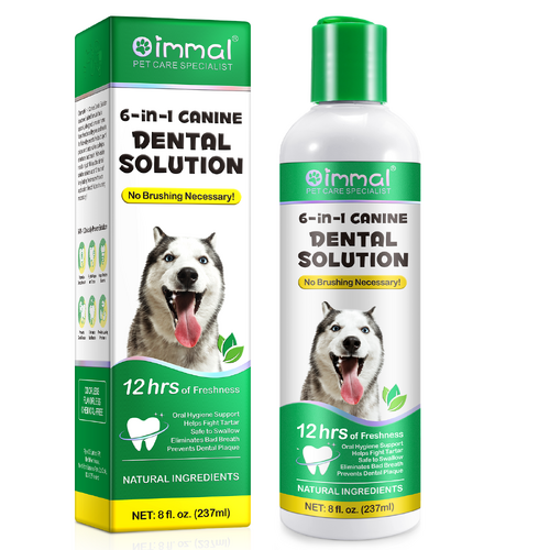 Oimmal 6in1 Canine Oral Care solution for Dogs 237ml