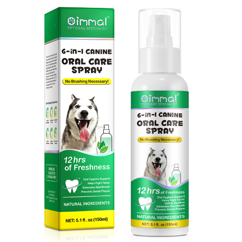 Oimmal 6in1 Canine Oral Care Spray for Dogs 150ml