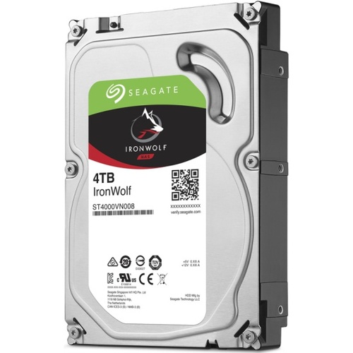 Seagate IronWolf 4TB NAS Internal Hard Drive HDD 3.5" Inch SATA 6Gb/s 5900 RPM 64MB ST4000VN008