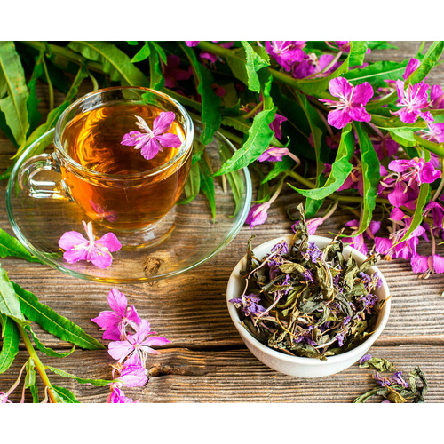 Organic Ivan Tea (Fireweed Tea or WillowHerb Chai) with Sea-Buckthorn by Sibirskiy Znakhar, 50g, kraft paper bag