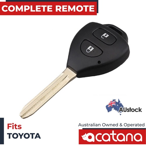 Remote Car Key Replacement for Toyota Hilux 2005 - 2009
