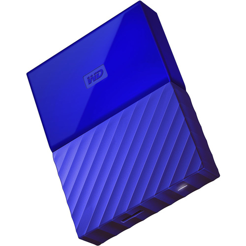 WD WDBS4B0020BBL 2TB My Passport USB 3.0 Secure Portable Hard Drive Blue