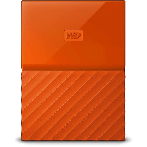 WD WDBS4B0020BOR 2TB My Passport USB 3.0 Secure Portable Hard Drive Orange