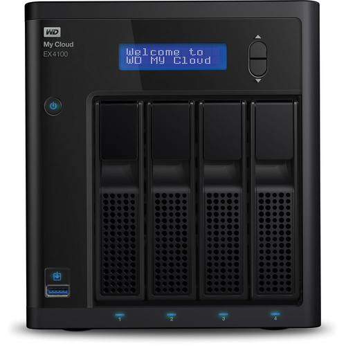 Western Digital NAS My Cloud EX4100 Expert 4-Bay Diskless Hi-Performance Storage USB 3.0